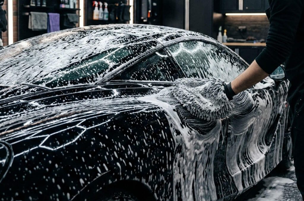 Auto richtig waschen nach einer Keramikversiegelung: Die besten Pflegehinweise