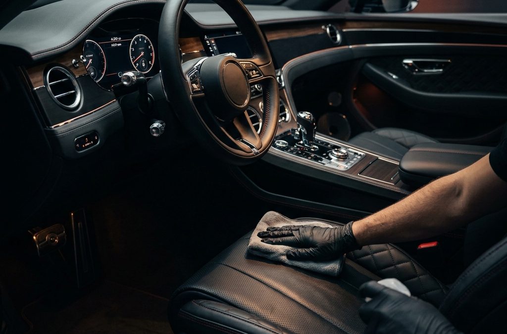 Auto-Innenraumreinigung: Gerüche entfernen und Leder richtig pflegen.